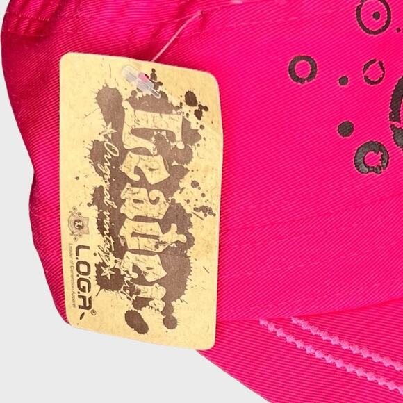 NWT Leader Rhinestone Pink Ribbon Cap Breast Cancer Awareness Bling Hat OSFM - Picture 11 of 11